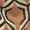 1 Yard Cotton Voile Warm Tan Honeycomb Geometric Sweet as Honey Print Fabric